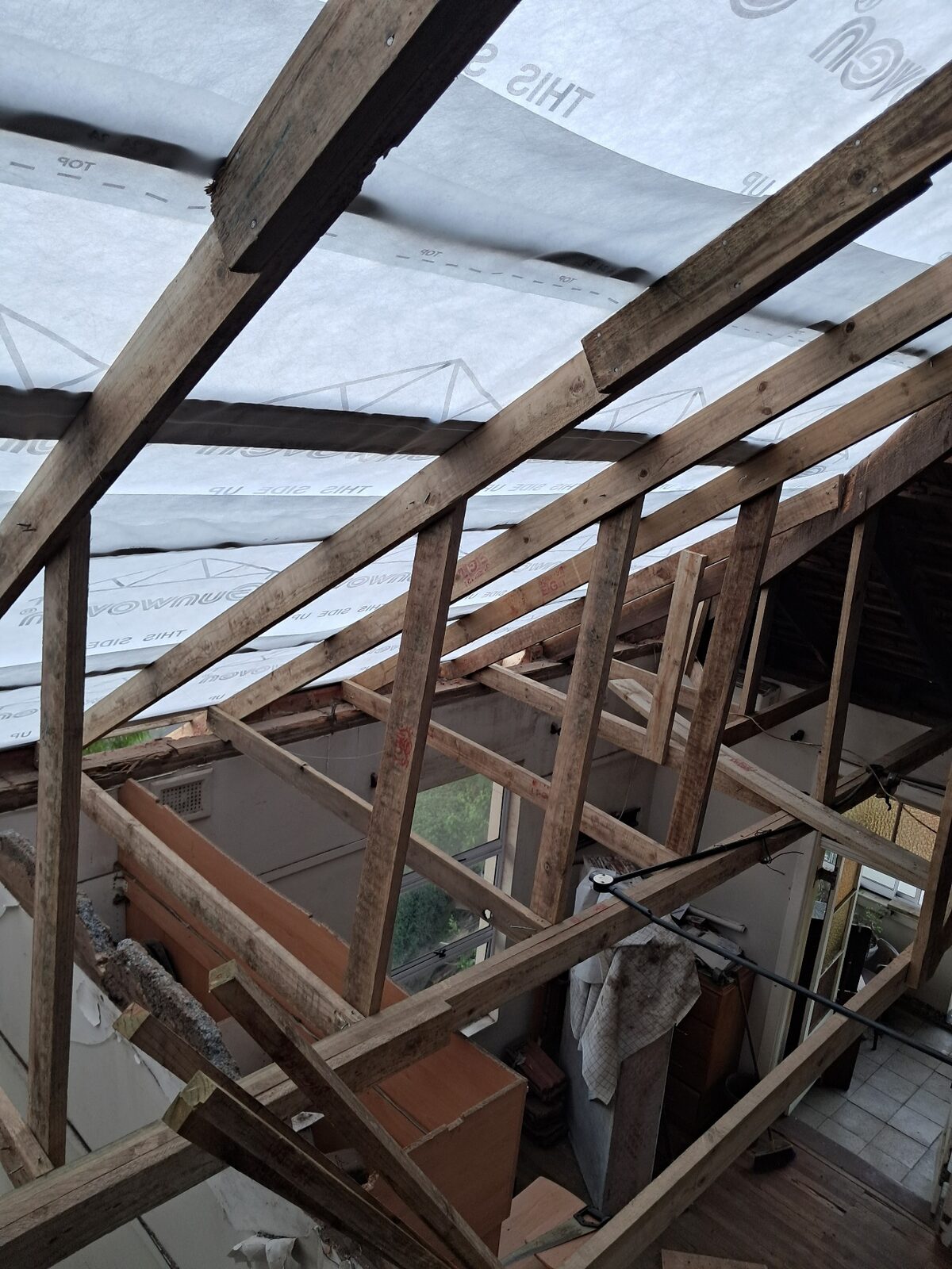 Roof replacement on residential home