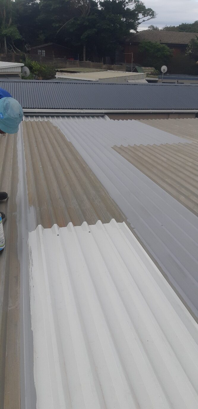 Grey tile roof replacement